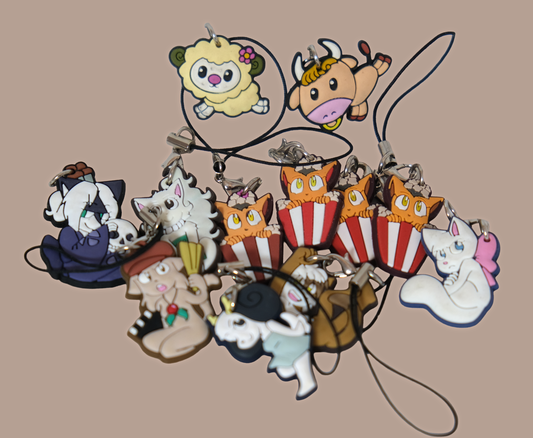 Boys and girls PVC charm prototypes