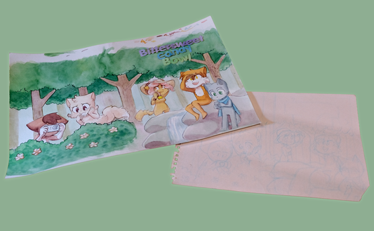 Volume 5 cover painting (draft)