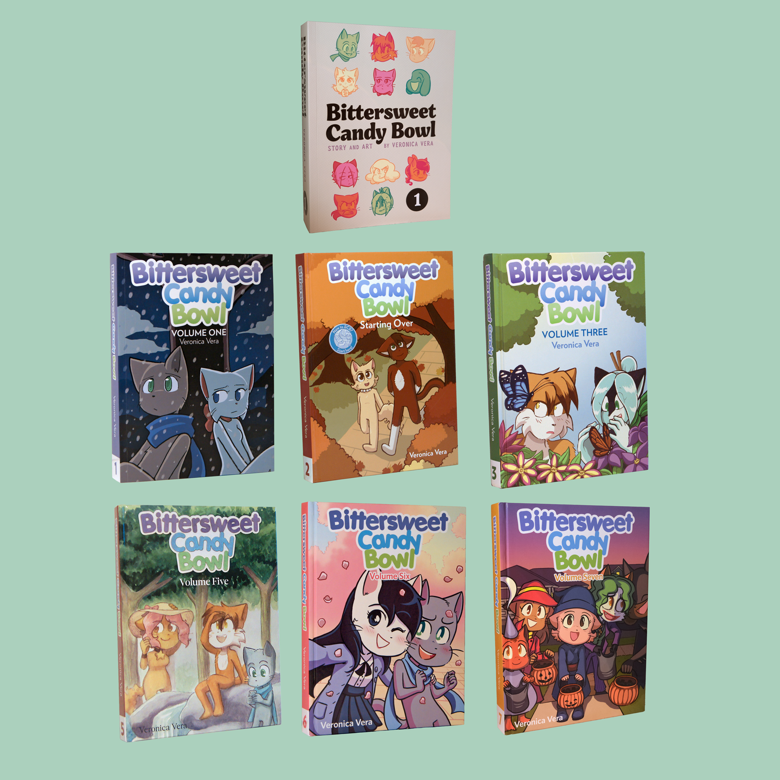 Volumes 1–7 and Omnibus 1, except Volume 4