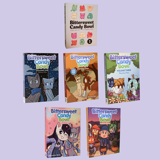 Volumes 1–7 and Omnibus 1, except Volumes 4 & 5